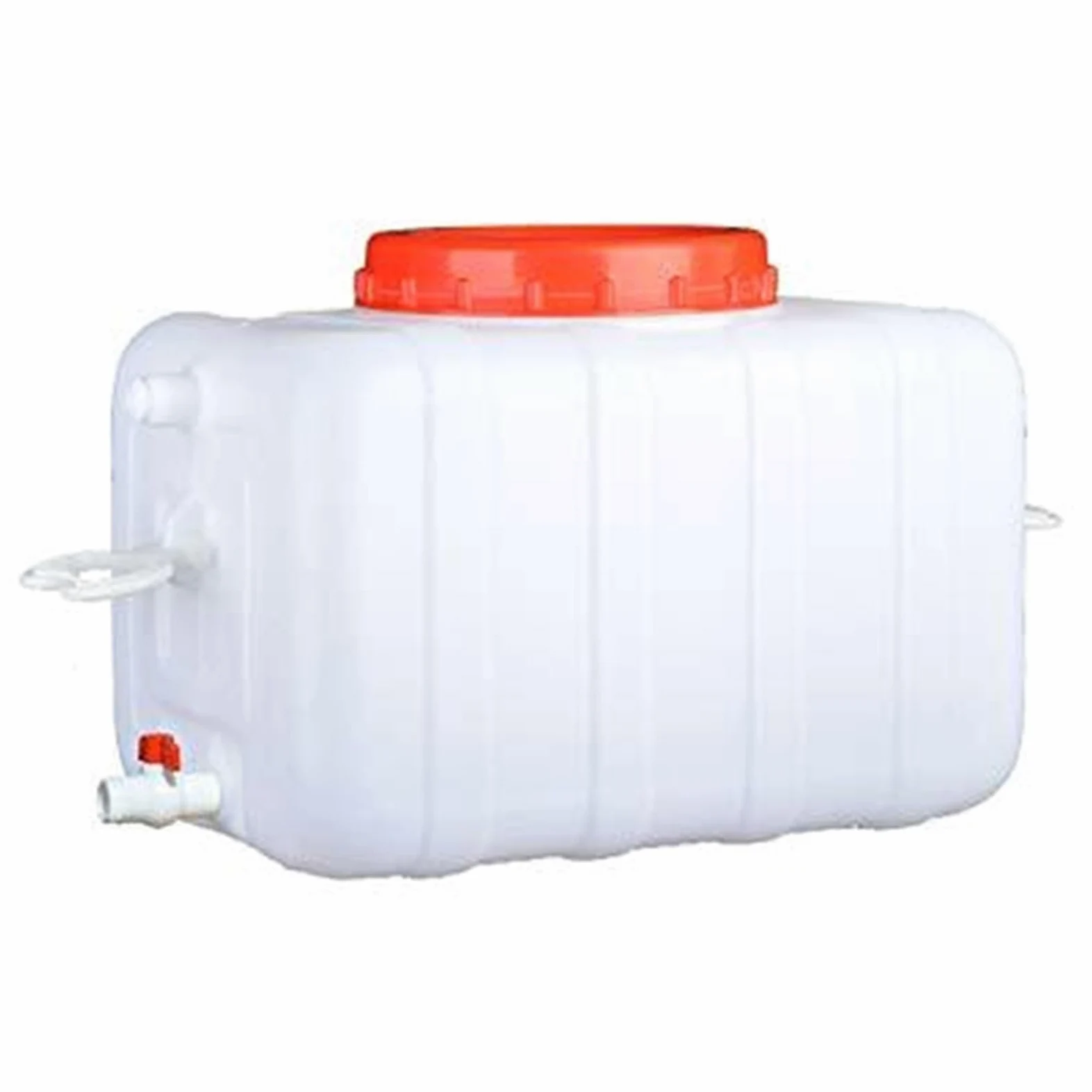 Cubo de plástico Apto para Alimentos para almacenar Agua, Tanque de Agua portátil con asa, Cubo para Exteriores de Gran Capacidad.