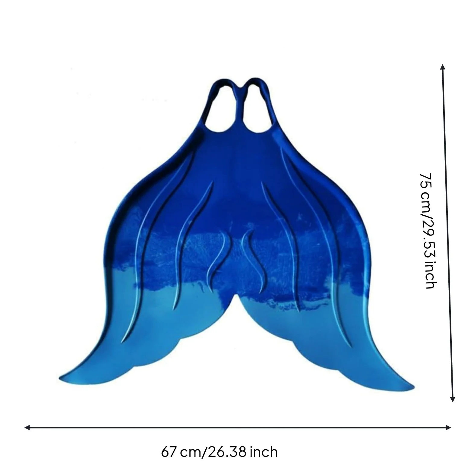 Monoaleta Natación Flexible Patada Natación Cola Acuática Monoaleta para Buceo