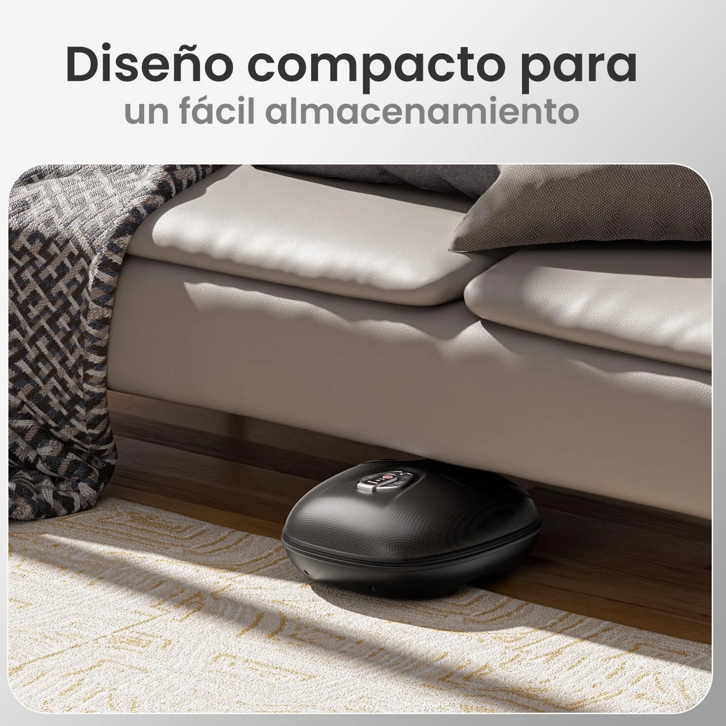 RENPHO Masajeador de pies con calor para fascitis plantar, Shiatsu, Compresión, 3 intensidades