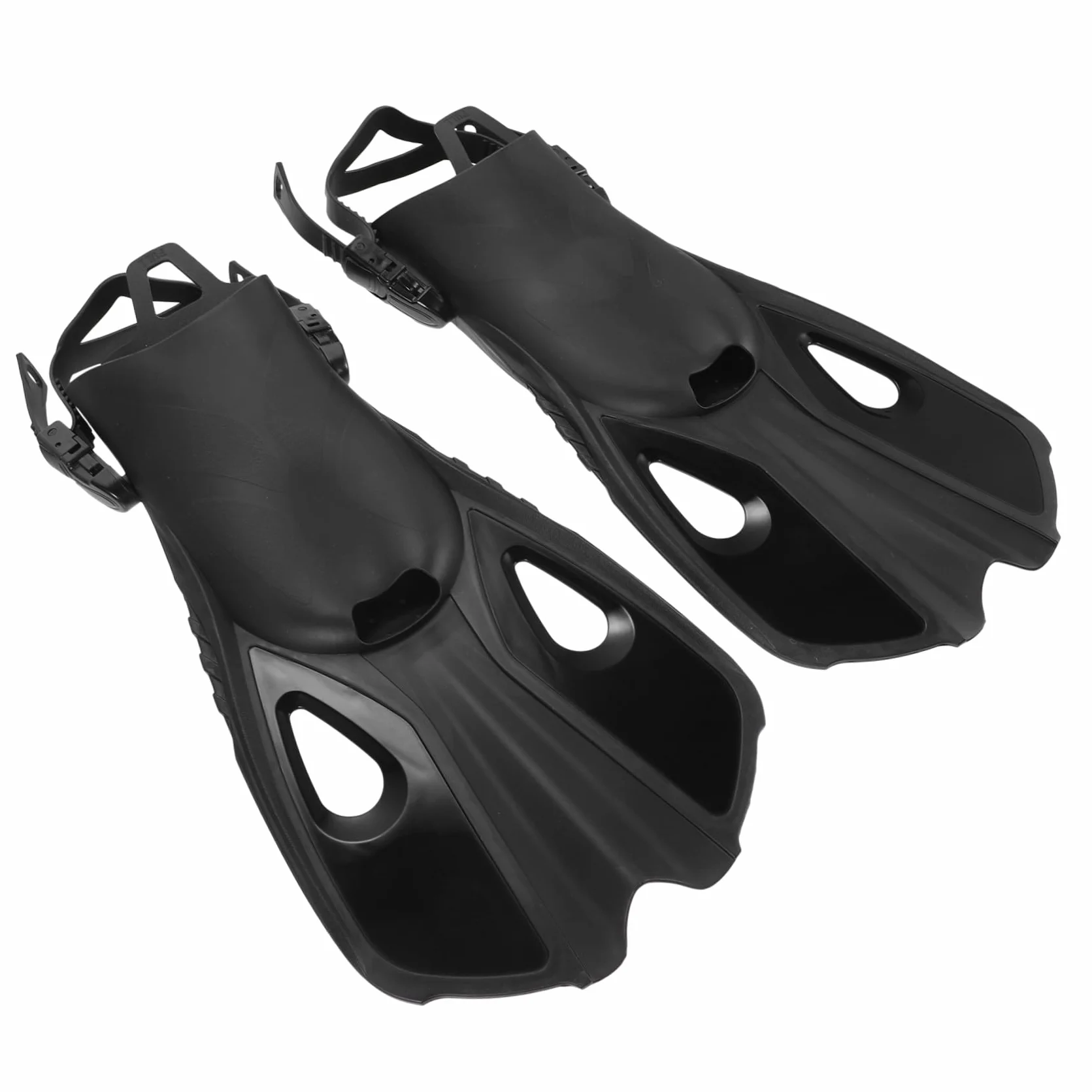 Happyyami Aletas para Nadar Aletas de Natacion para Hombre Aletas Cortas tamaño Viaje Aletas Aletas natación Nadadores Aleta de Buceo Aletas de Snorkel para Adultos Caucho Blue