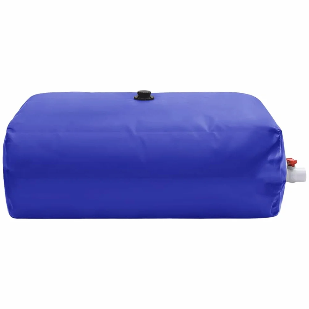 Depósito de Agua Plegable con Grifo PVC 1500 l Azul,156331