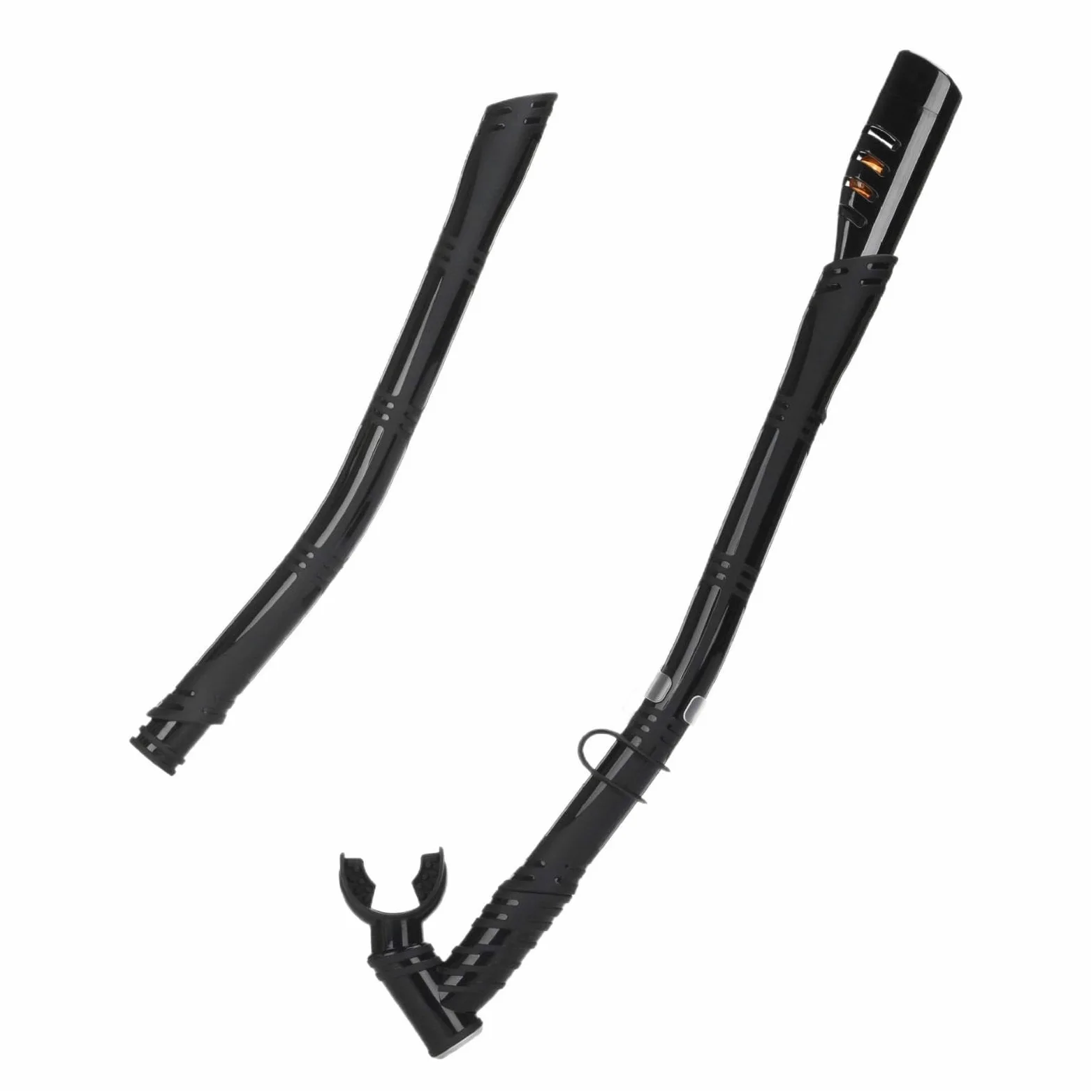 Snorkel de Natación Tubo de Buceo Snorkel para de Silicona Longitud Ajustable Válvula Seco Adecuado para Adultos y Jóvenes en