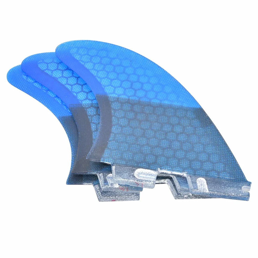 Aleta de Cola para Tabla de Surf, Juego de 3 Piezas de Aletas de Fibra de Carbono para Tabla de Surf, Accesorio de Surf para Vacaciones en Seabeach con Olas Huecas