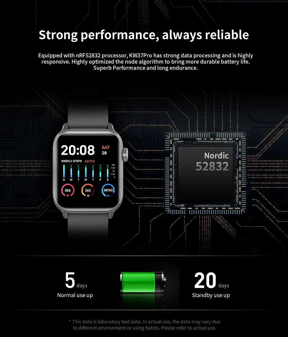 Reloj inteligente, rastreador de actividad física, medición de temperatura impermeable IP68, monitor de frecuencia cardíaca, pulsera deportiva para Android iOS (rosa)