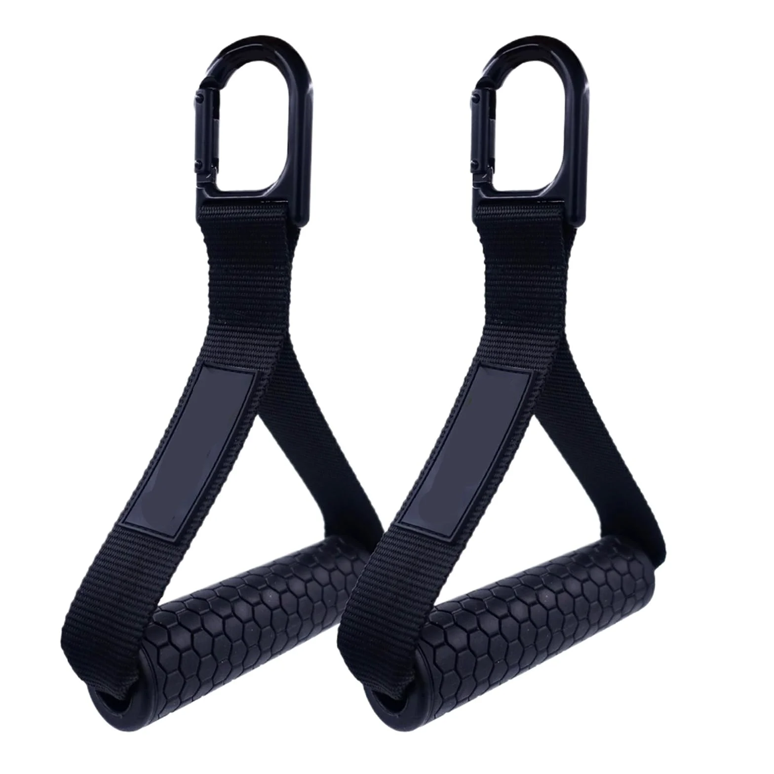 Bandas de resistencia Asas Asas de gimnasio de alta resistencia, núcleos ABS sólidos con mosquetón for accesorio de máquina de cables, accesorios de entrenamiento de Fitness en casa(With Metal Handle)