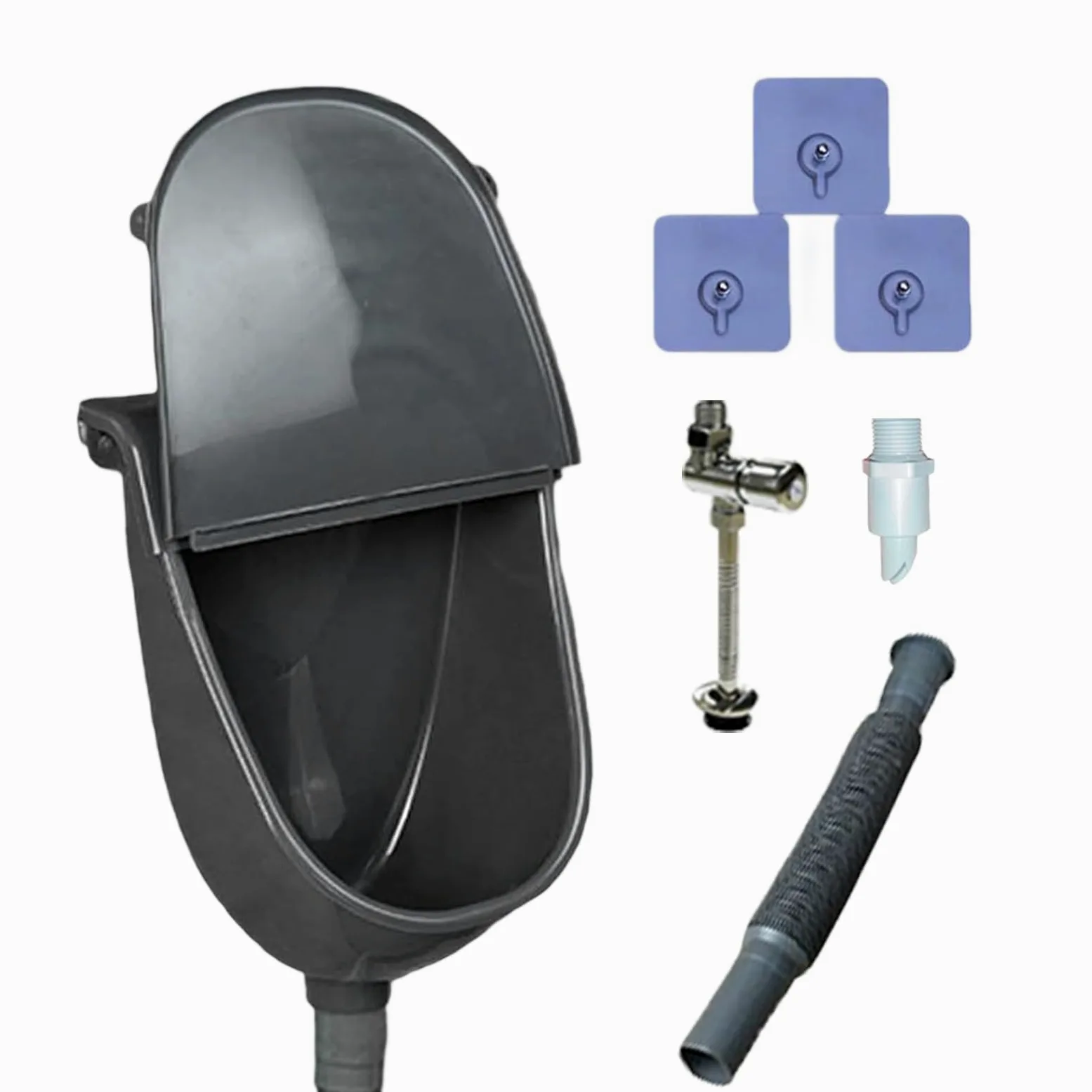 Urinarios Para Baño De Hombres Tapa Anti-Olor Estilo WC Hombre Montaje | Urinario para exteriores Hogar, Cobertizo, Jardín, Autocaravana, Garaje, Camping, Obra, Parque Público, Gimnasio