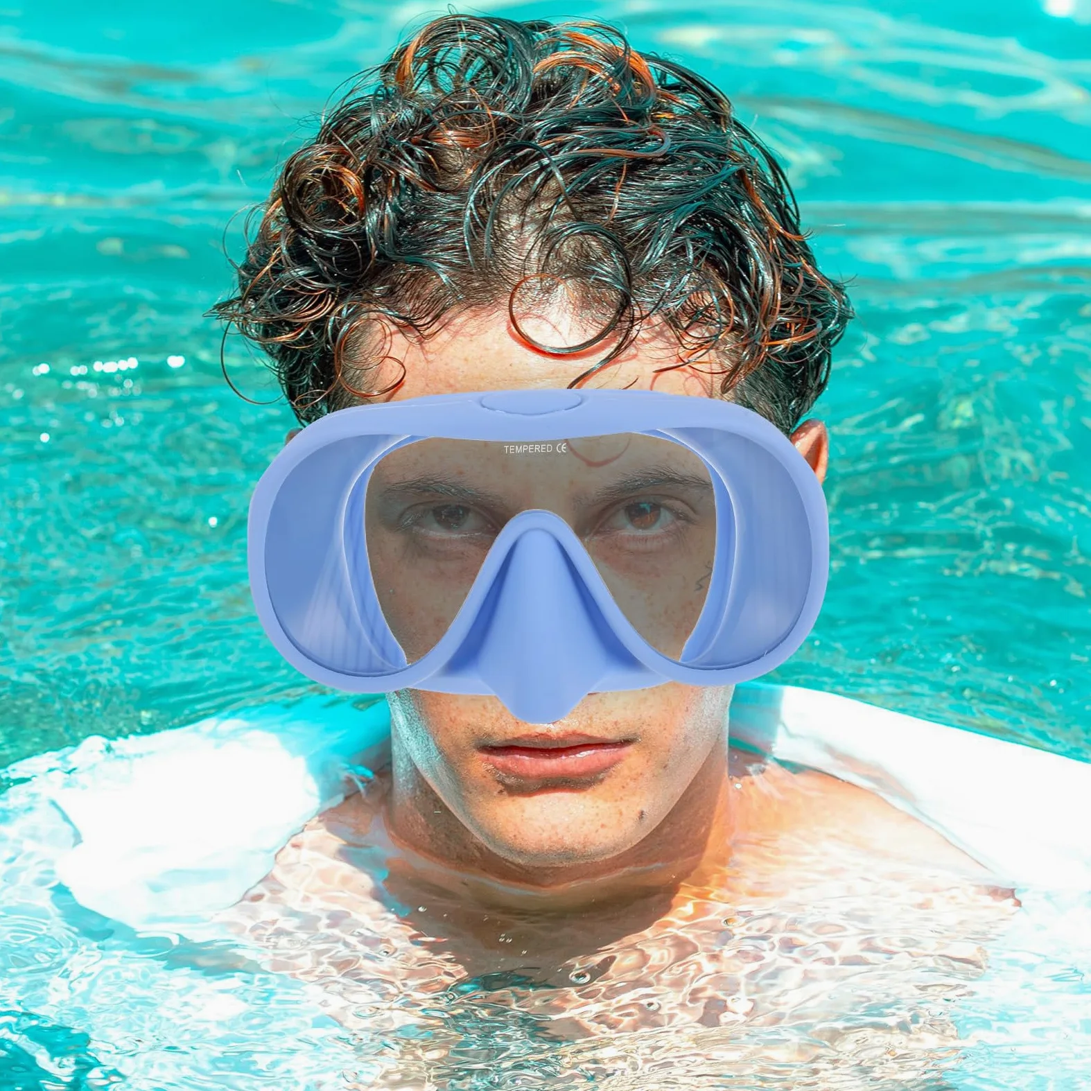 Luxshiny Máscara de Snorkel Profesional para Adultos con Diseño Plegable y Silicona Suave, Gafas de Buceo Antivaho con Estuche de Almacenamiento para Natación y Buceo