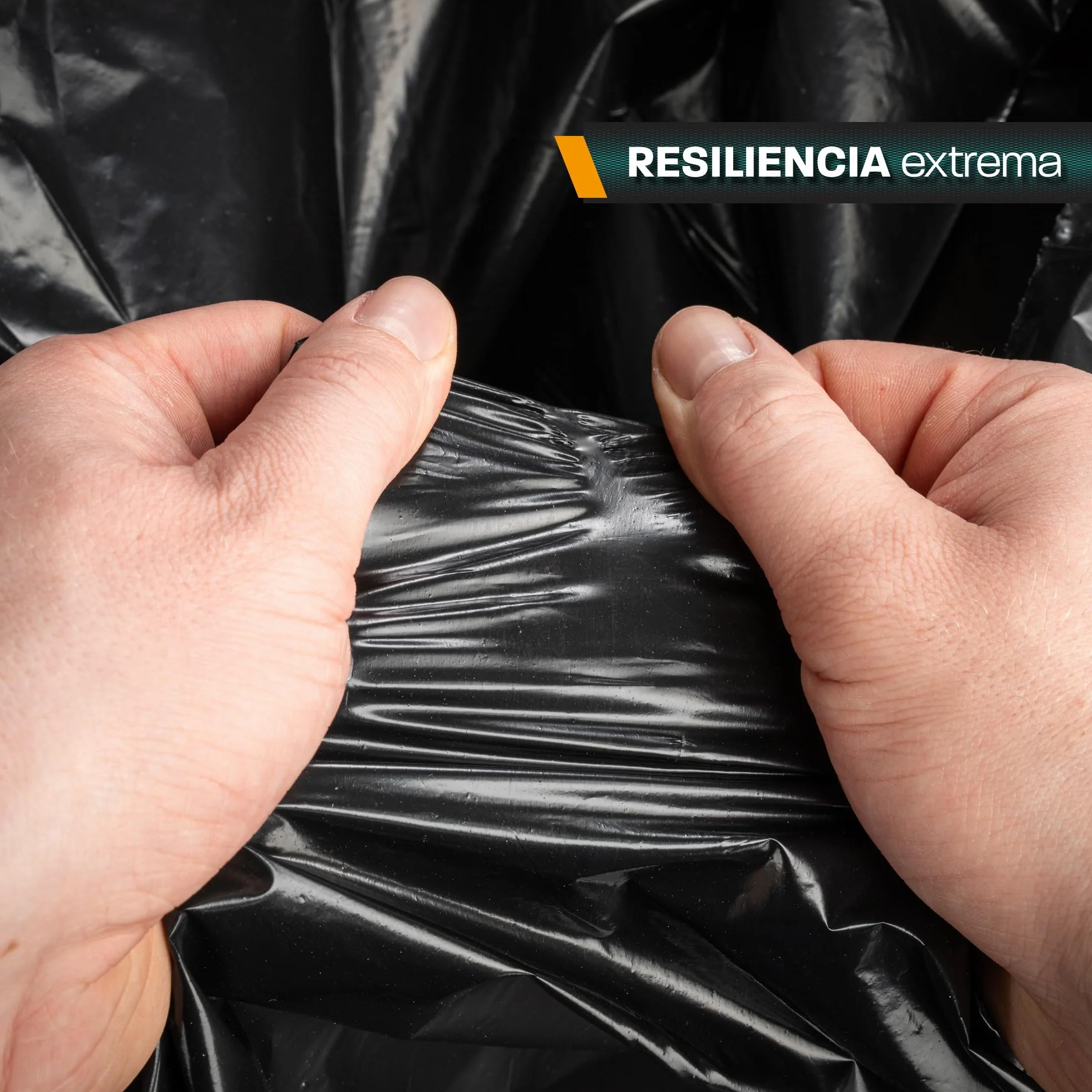 Hinrichs Bolsas de Basura Extrafuertes 240L 100x125 cm Rollo 15 uds Plástico reciclado LDPE