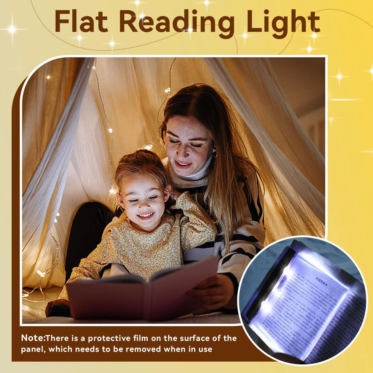 HERCHR Luz Para Leer Libros En La Cama, Lampara Lectura Para El Dormitorio