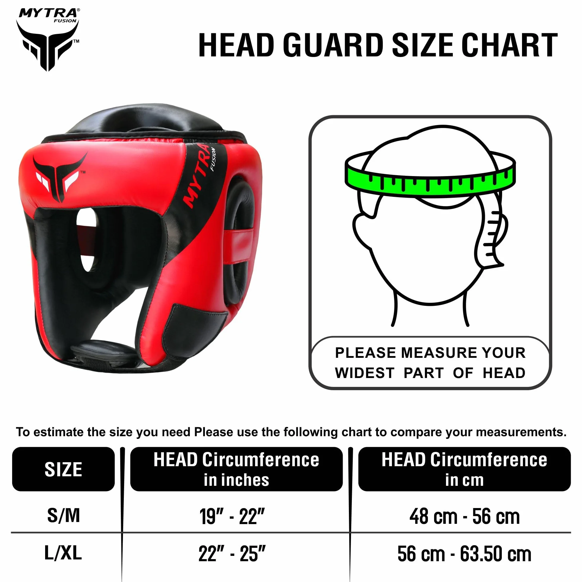 Mytra Fusion Casco Boxeo - Kickboxing Casco con Correa Ajustable MMA, Muay Thai, Sparring, Artes Marciales, Karate Casco de Boxeo