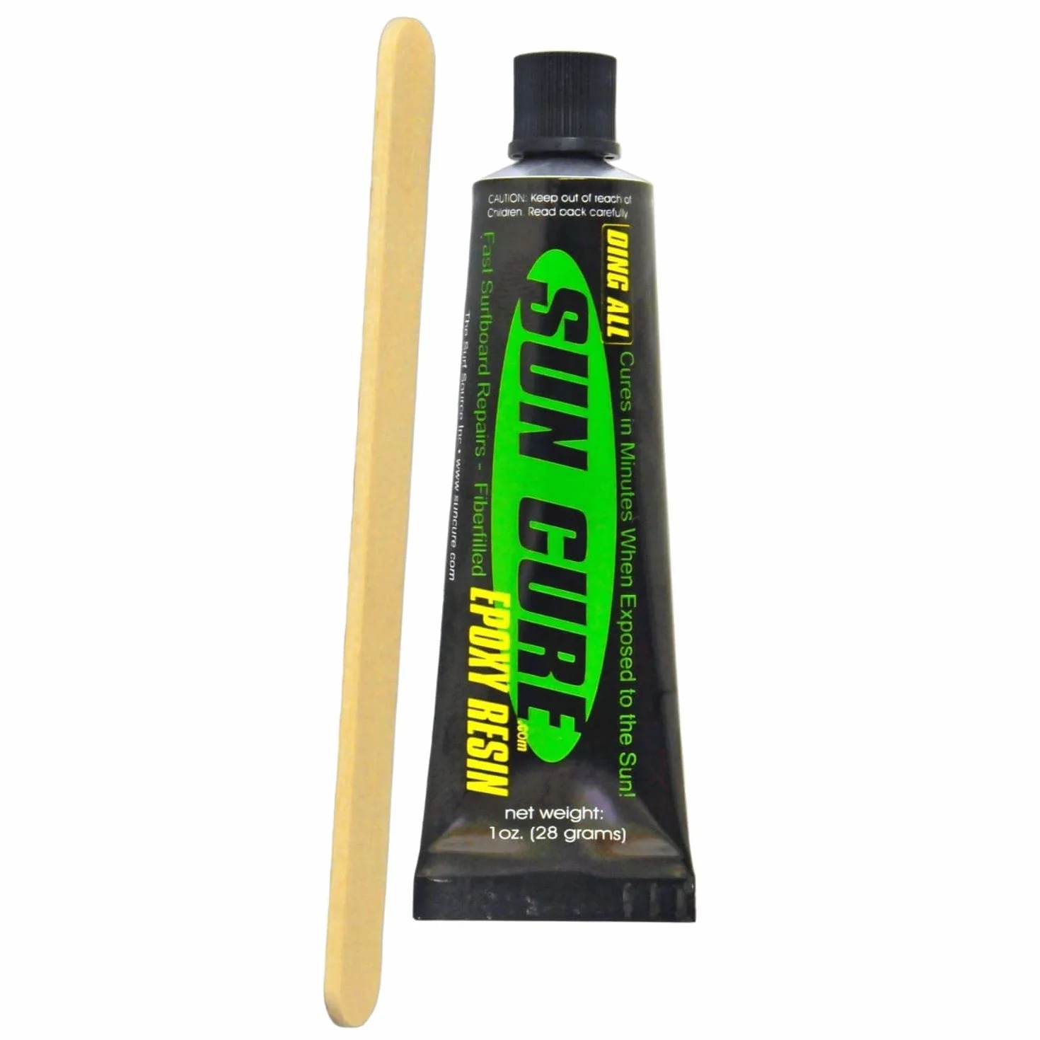 Ding All Sun Cure Epoxy Mini Tube 1 oz Reparación de Surf