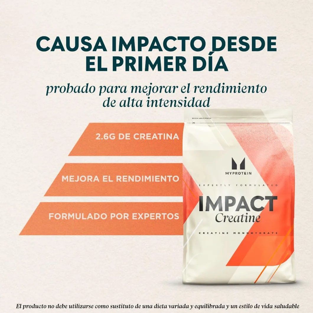 Myprotein Creatina Monohidrato en Polvo 500g Sin Sabor