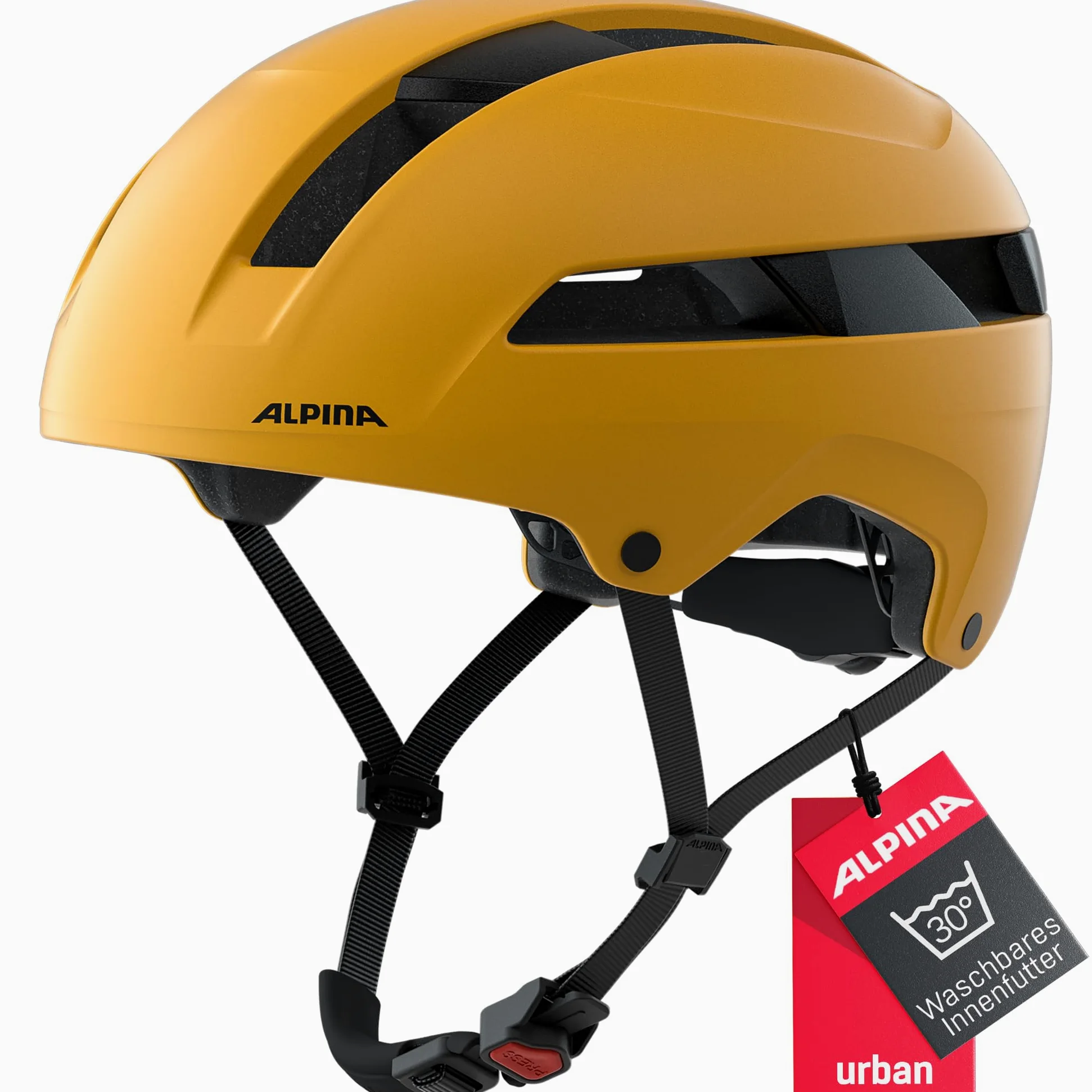 ALPINA Unisex - Adultos, Soho Casco de Ciclismo, Burned-Yellow Matt, 55-59 cm