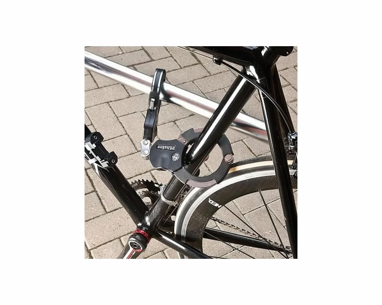 Master Lock Street Cuff 8200 - Candado para esposas (76 x 360 mm), color negro