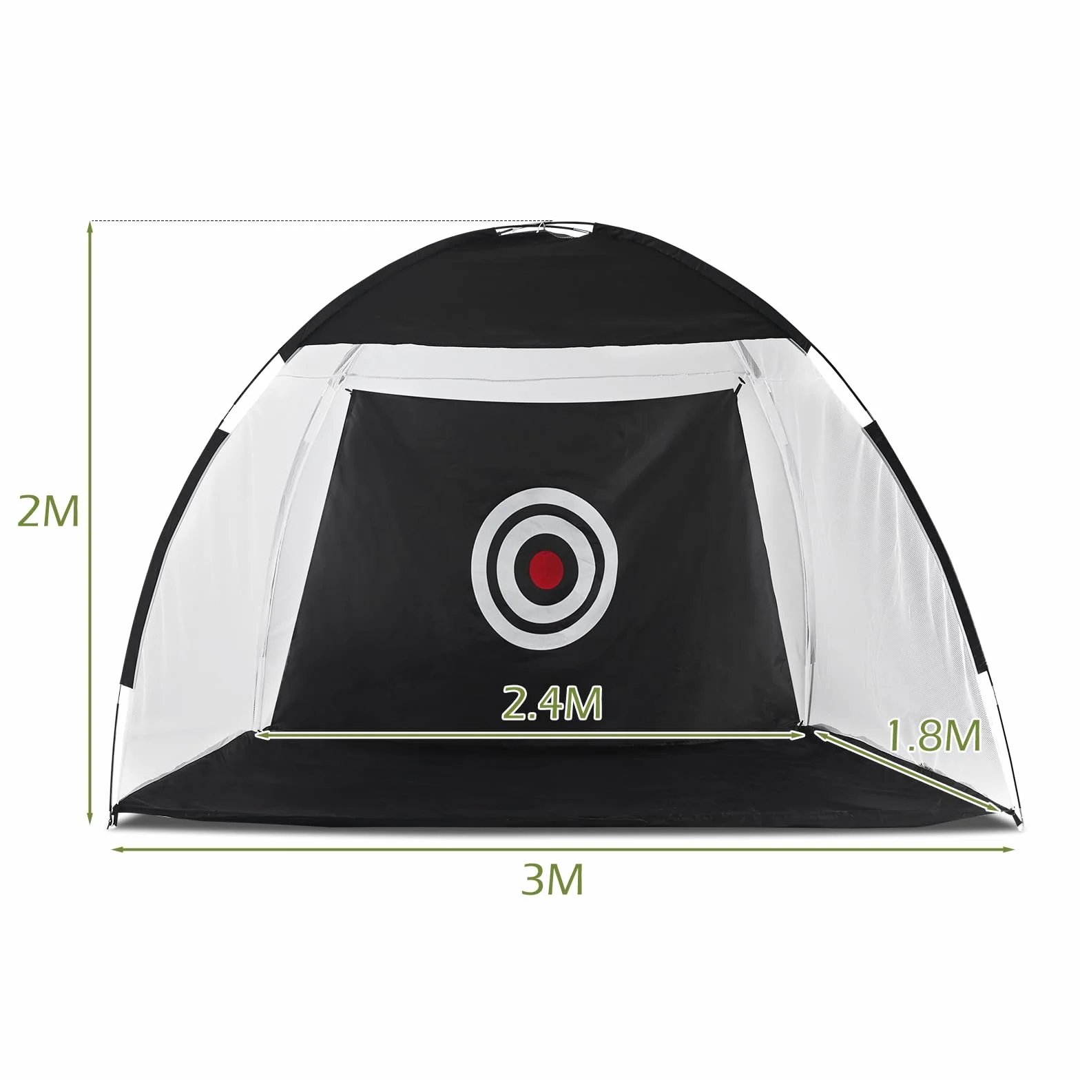 TUKAILAi Red de golf plegable de 10 x 7 pies, red de golf portátil para jardín, interior y exterior, red de práctica de golf para interior, exterior, patio trasero, red de práctica de golf todo en 1