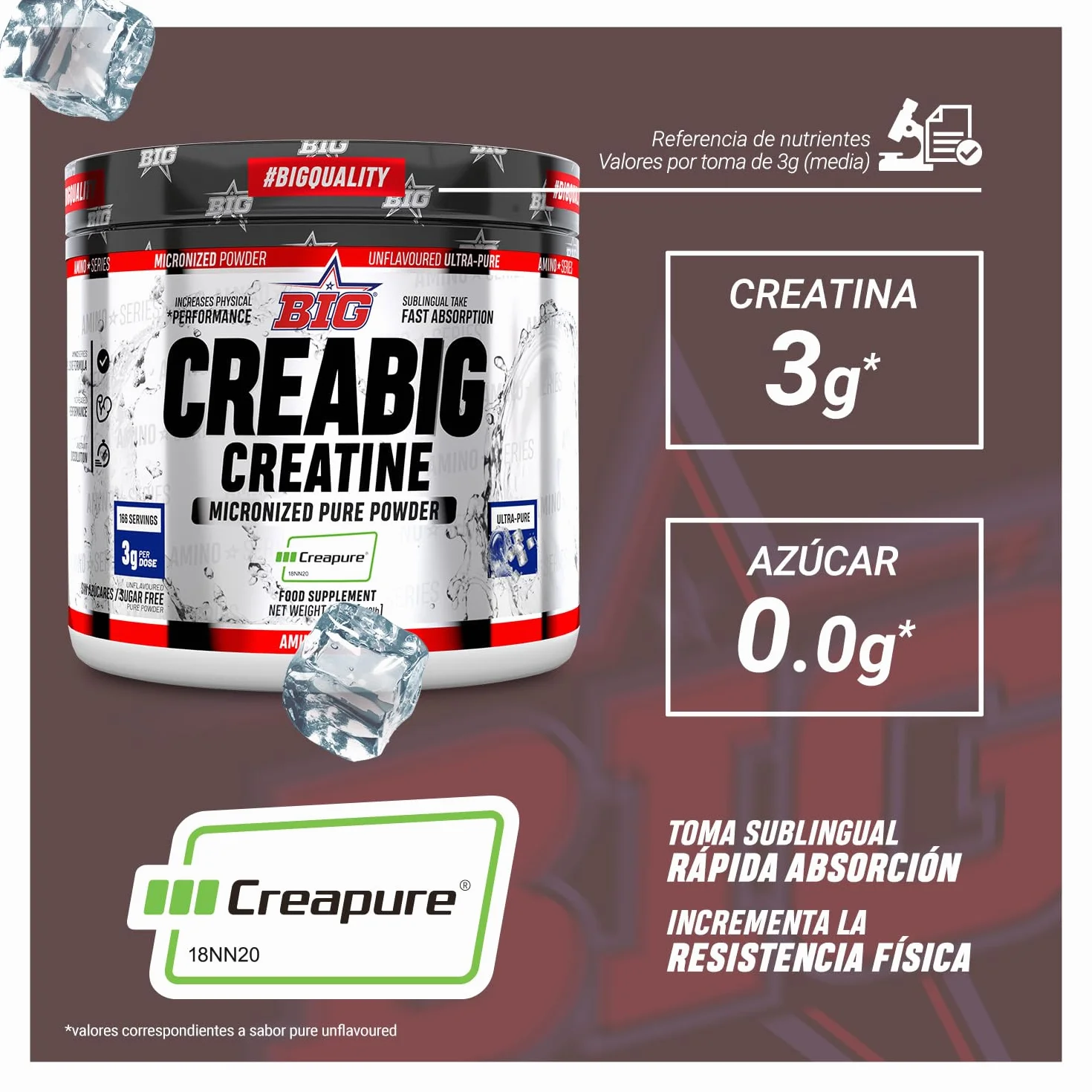 Creatina Creapure Monohidratada 250g Vegana Ultra Pure