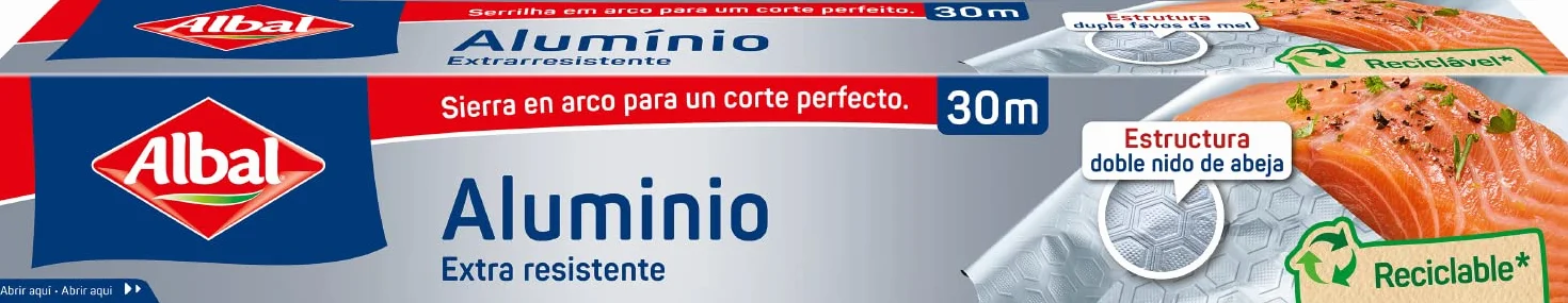 Albal Papel De Aluminio 30 Mtrs