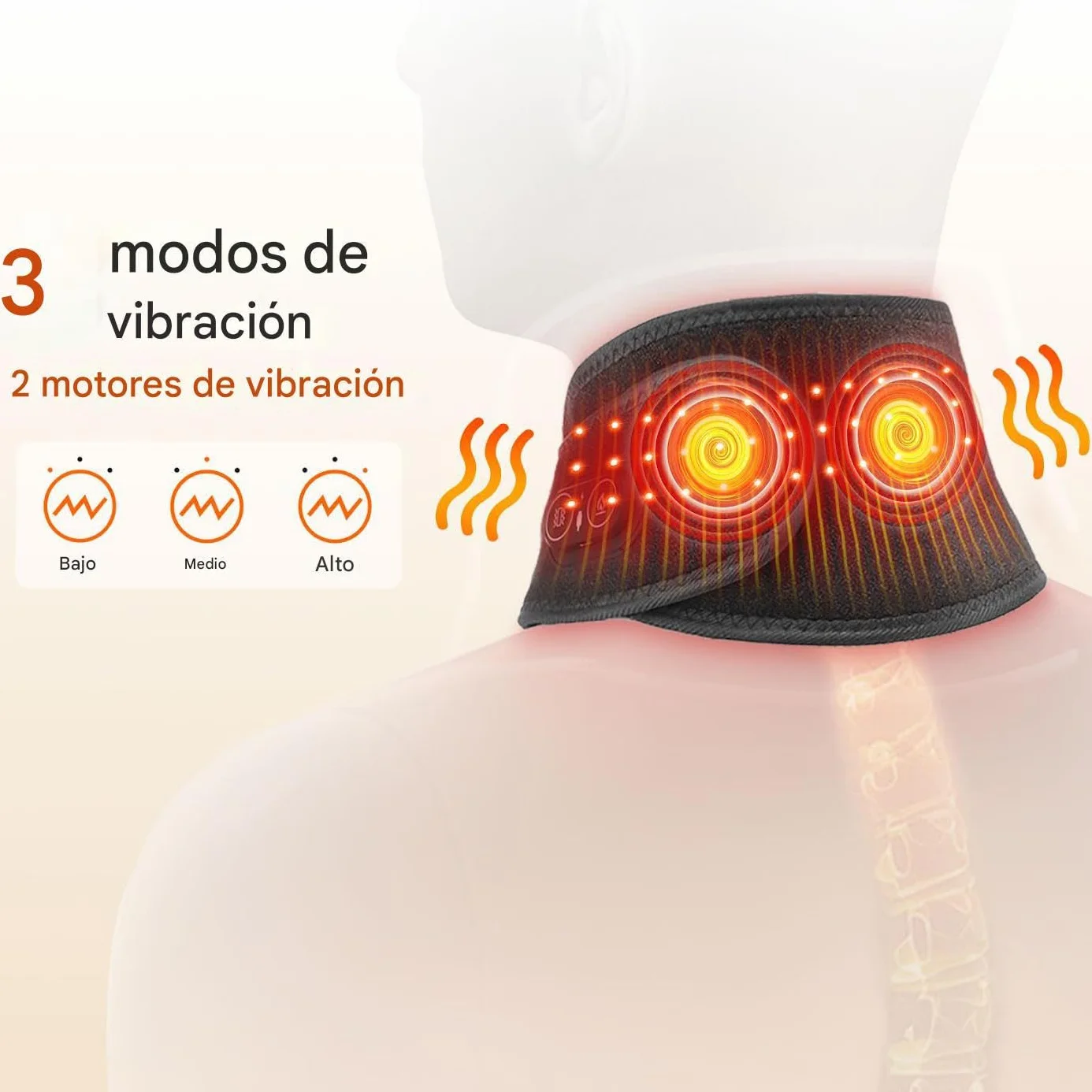 Almohadilla Térmica Para Cuello - Calentador Con 3 Ajustes De Temperatura Y Correa Ajustable