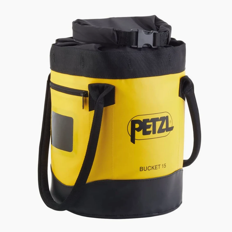 Petzl Bucket 15 Bolsa De Soporte Autoportante 15 Litros Amarillo