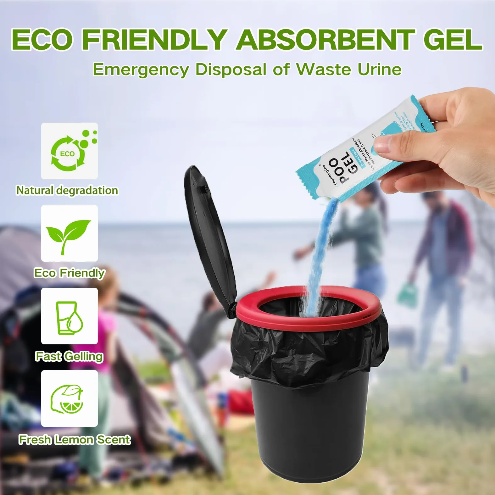 oceanengine Poo Gel para Caca, Unisex