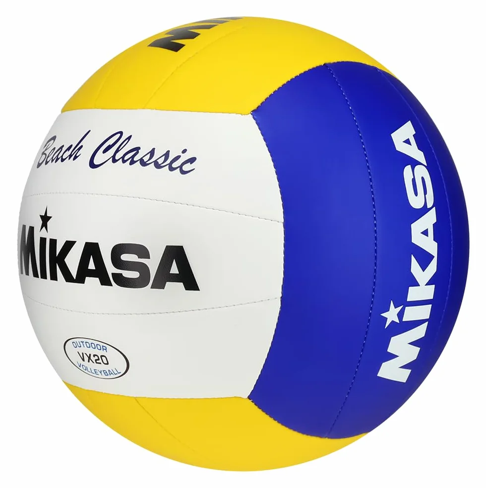 Mikasa VX20 Beach Classic Volleyball White