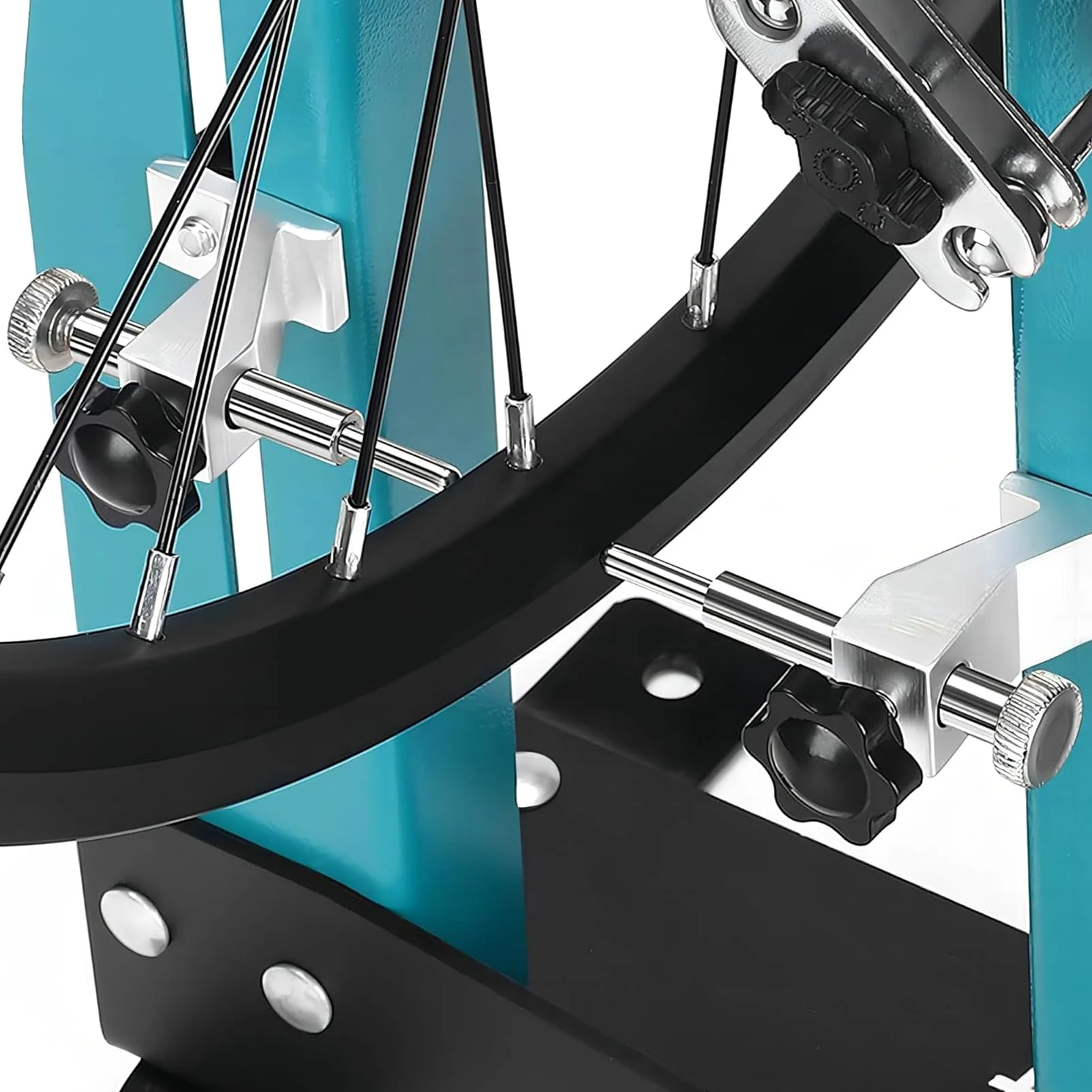 Soporte De Alineación Ruedas Bicicleta para 16 A 29 Pulgadas [Ancho 90 Mm-150 Mm] Calibración Mantenimiento Herramienta Soporte Reparación Llantas MTB Road