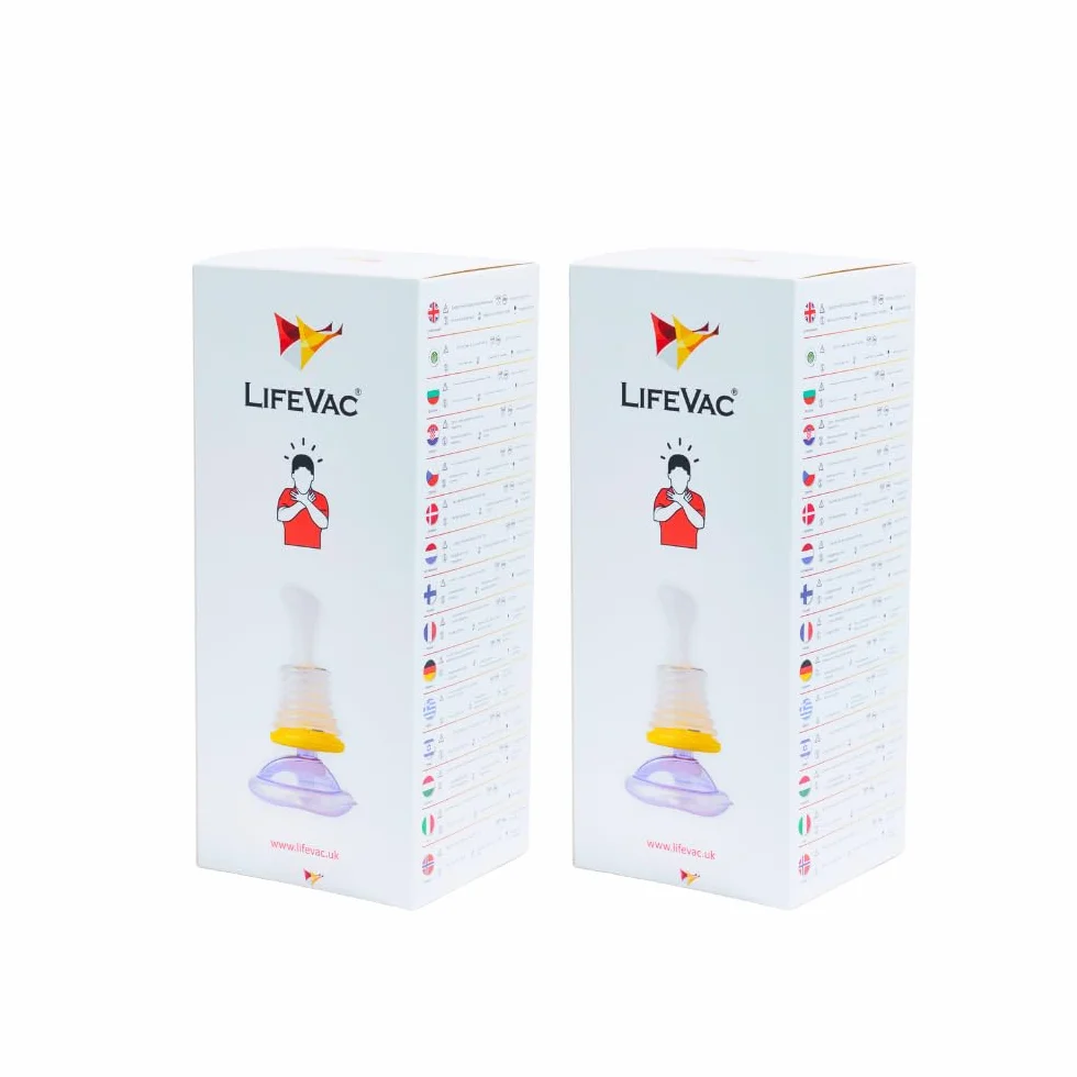 LifeVac® Duo pack - Dos dispositivos médicos antiatragantamiento
