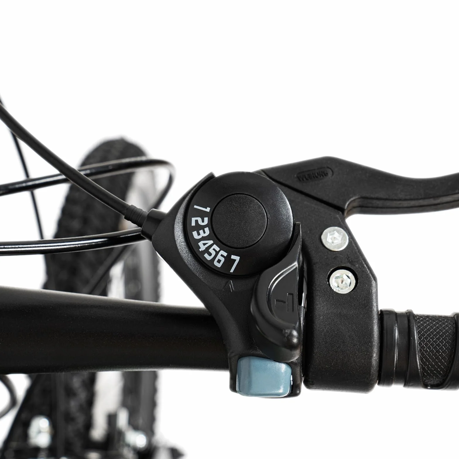 Bicicleta de montaña de 20 pulgadas, 6 velocidades, bicicleta de montaña para niños y niñas, bicicleta de montaña con campana de brújula y soporte para vaso de agua, bicicleta juvenil con