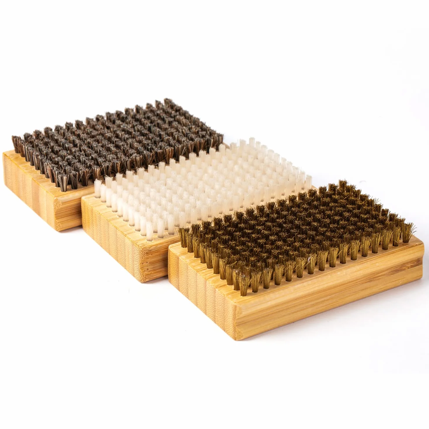 XCMAN Nordic Ski Snowboard - Cepillo encerado con madera de haya natural, kit de cepillos encerados para esquí y snowboard