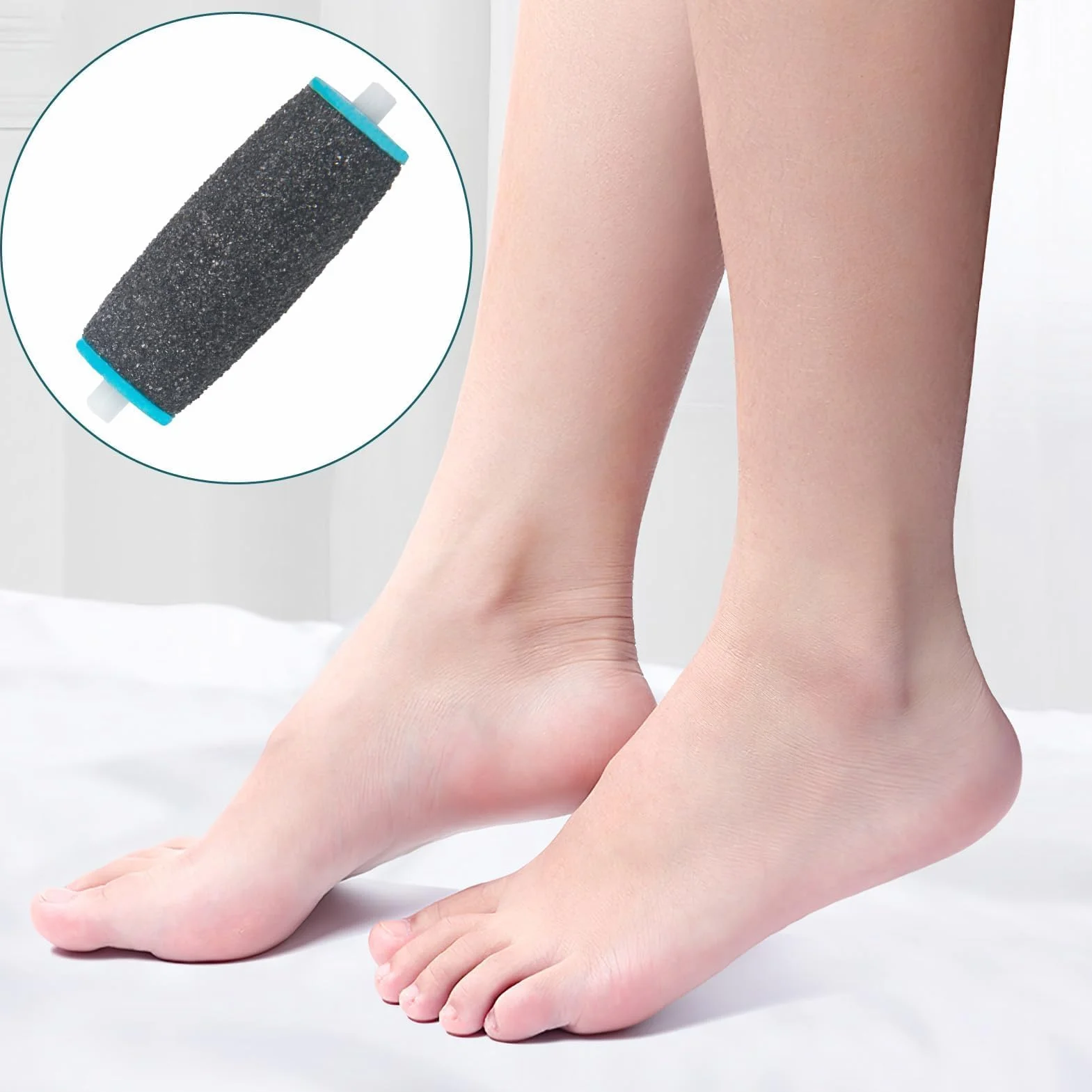 Recambio Lima Pies compatible con Scholl Velvet Smooth, Rodillos Extragruesos