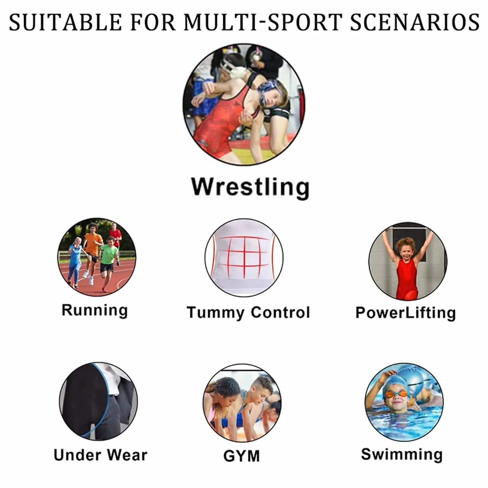 Traje de Lucha para Boxeo, Triatlón, Fitness, Ropa Deportiva de una Pieza