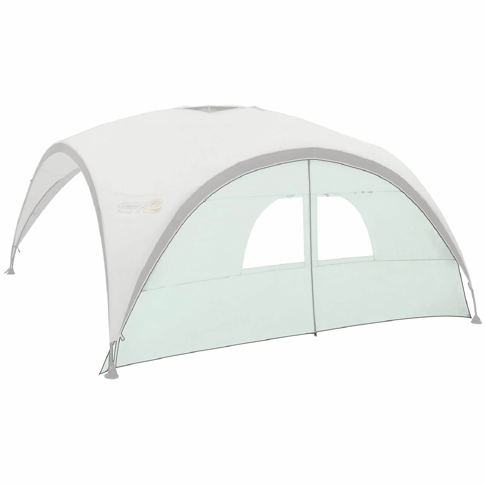 Coleman Fast Pitch Shelter Panel Lateral con Ventanas y Puerta para Carpa Event Shelter Pro L 3,6 x 3,6 m, Alta Protección Solar 50+, Impermeable