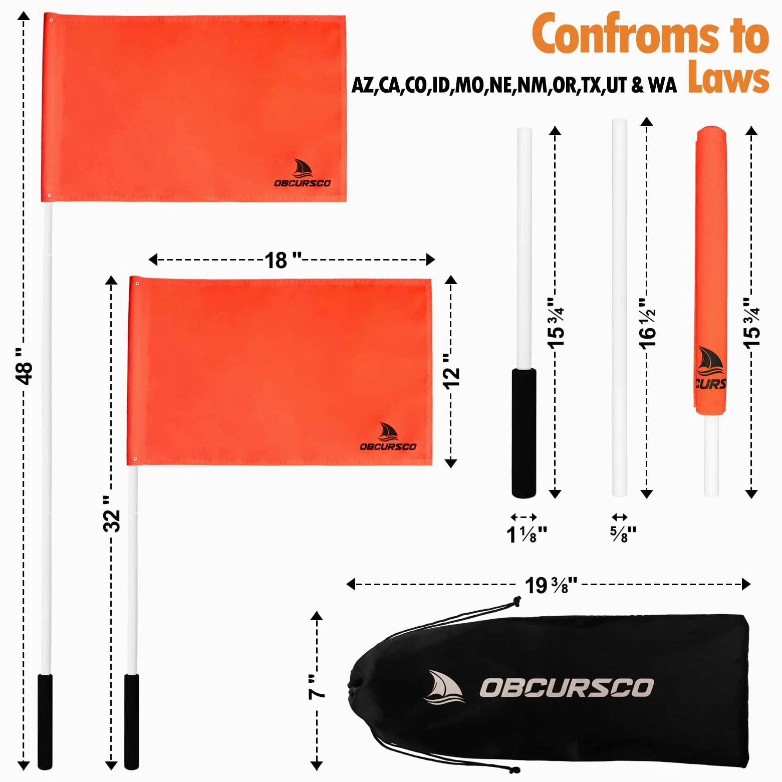 Obcursco Bandera de barco