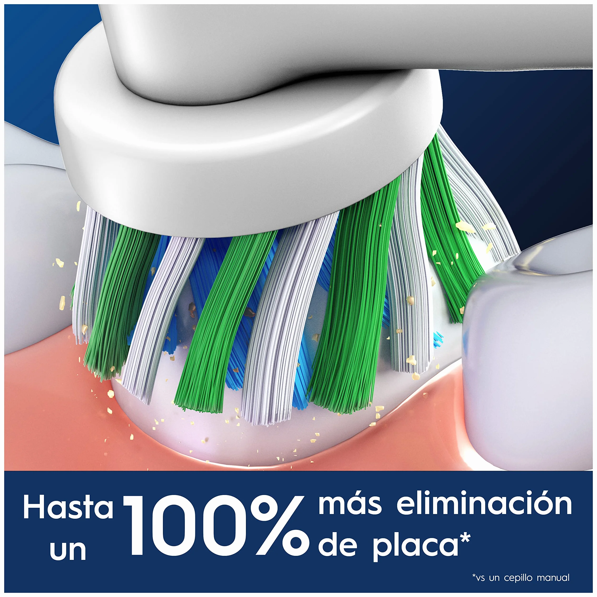 Oral-B Pro CrossAction Cabezales de Recambio Originales, Pack de 12, Blanco, para Cepillo Eléctrico