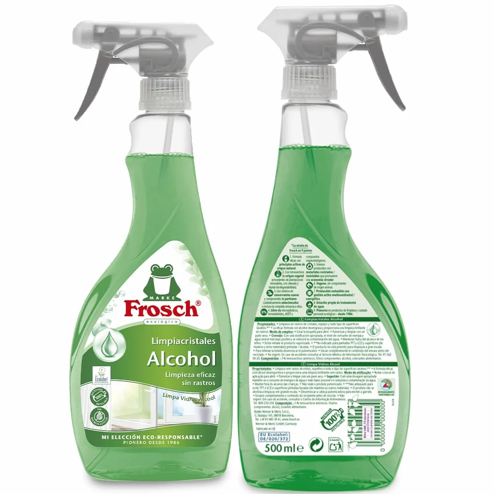 Frosch Limpia Cristales Ecológico Alcohol 500 ml