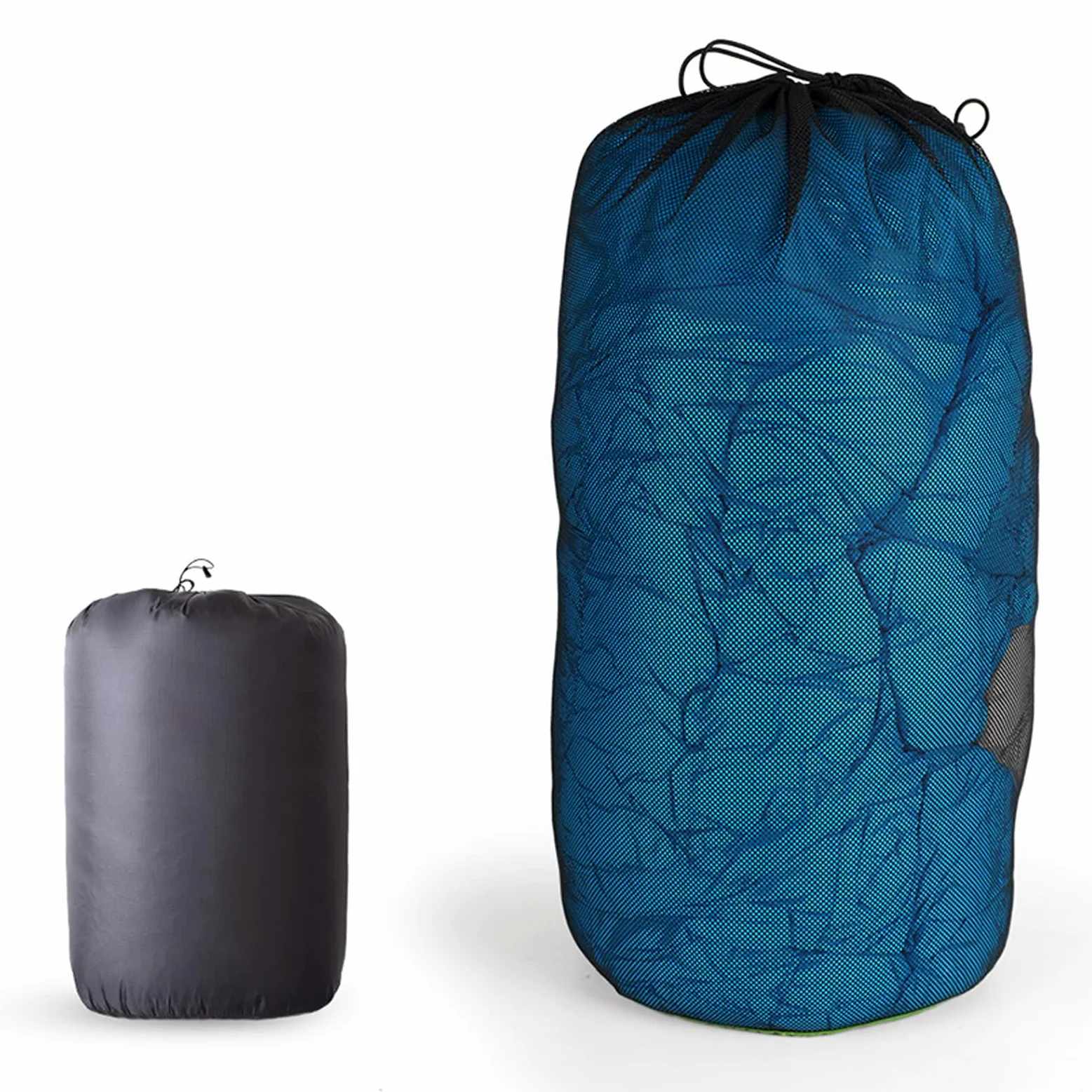 Saco de Dormir de Plumón, Saco de Dormir para Mochilero en Clima Frío de 0 Grados, Ligero con Relleno Híbrido de Plumón de Pato y Diseño de Cuello Elevado para Adultos, Niños, Camping,