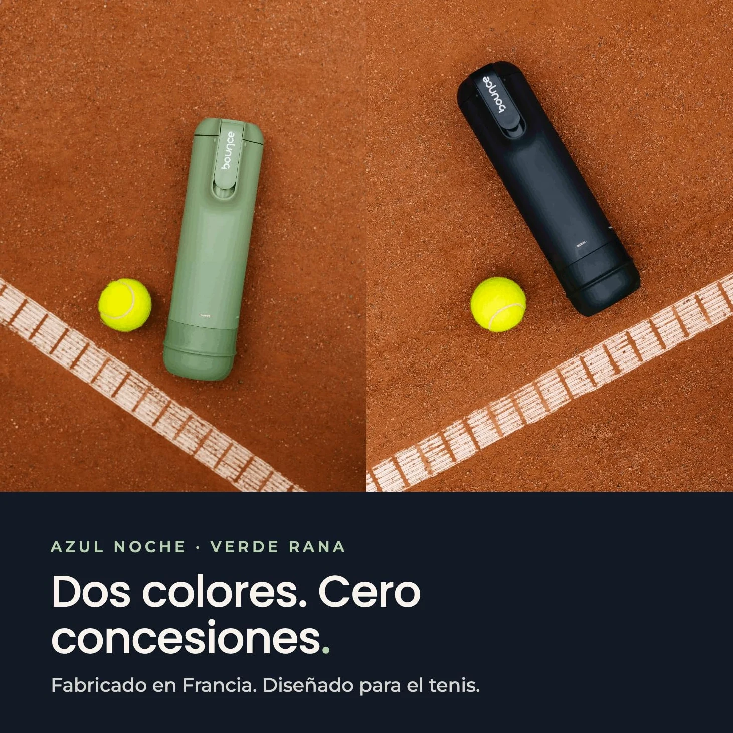 Bounce Tube FilterTech - Presurizador de Pelotas de Tenis | Vida Útil x3 – Estanqueidad Reforzada 3 Semanas – Bomba Integrada Patentada – Made in France