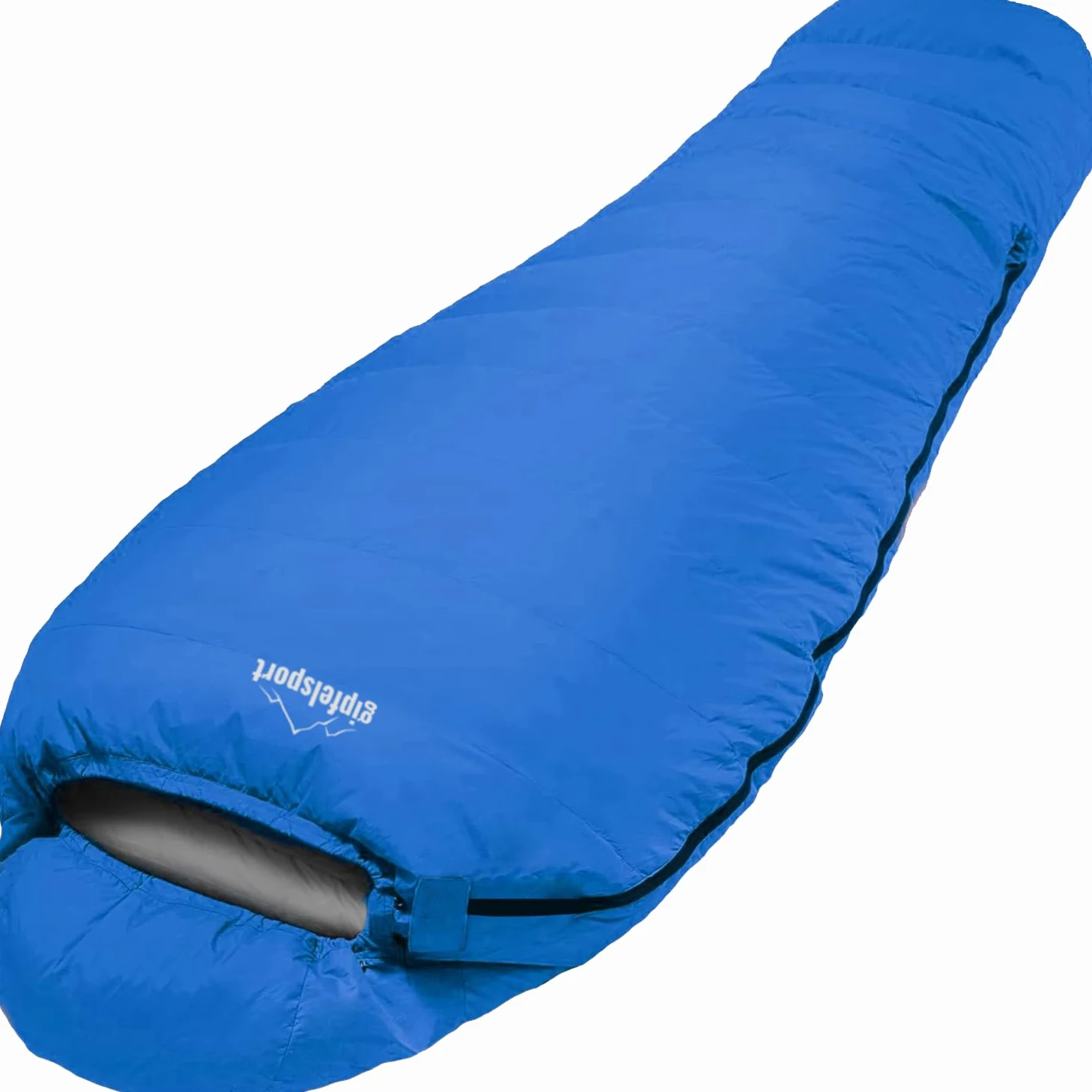 gipfelsport Saco de Dormir - Saco de Dormir Rectangular de Exterior para Adultos y Niños | para Invierno, Otoño y Primavera
