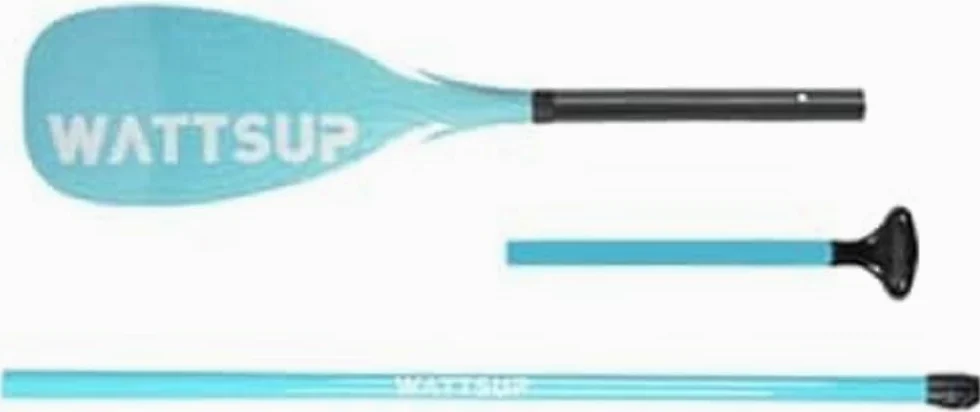 WATTSUP - PB-WPAD627 - Pagaie Sup - 3 Secciones - Carbon Pure - Ajustable de 165 a 215 cm - Peso 650 g