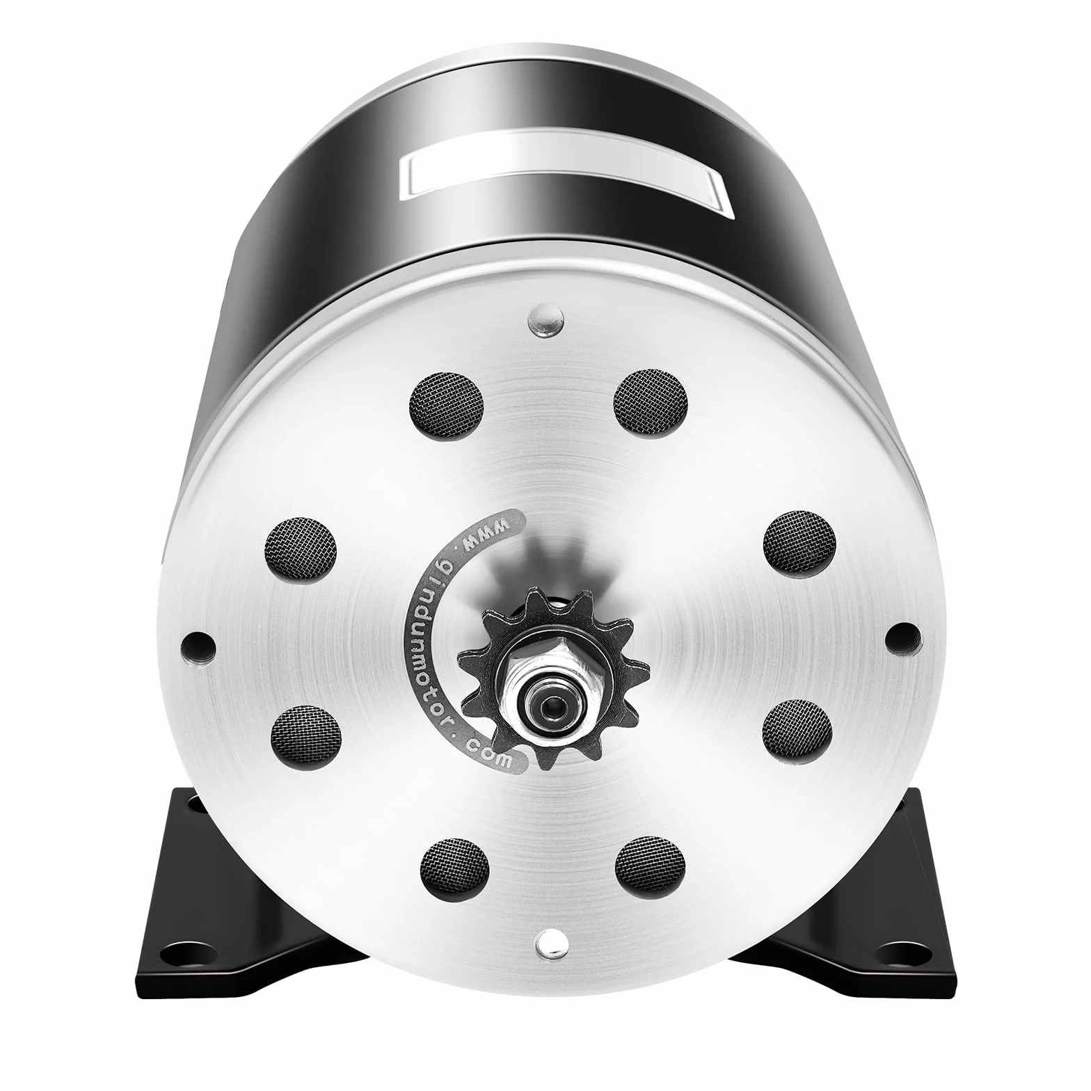 Motor eléctrico DC para bicicleta eléctrica Go-Kart Quad E-Scooter Motor de cepillo negro plata 1000W 36V 3000RPM