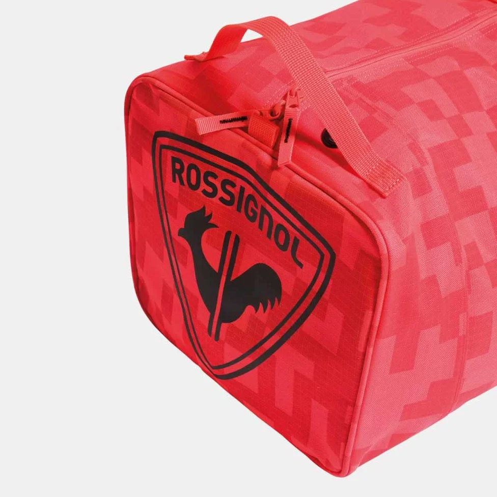 Rossignol - Funda de esquí Hero Ski Bag 2 A 3 Pares Ajustable, 190 cm a 220 cm, Talla única, Color Rojo