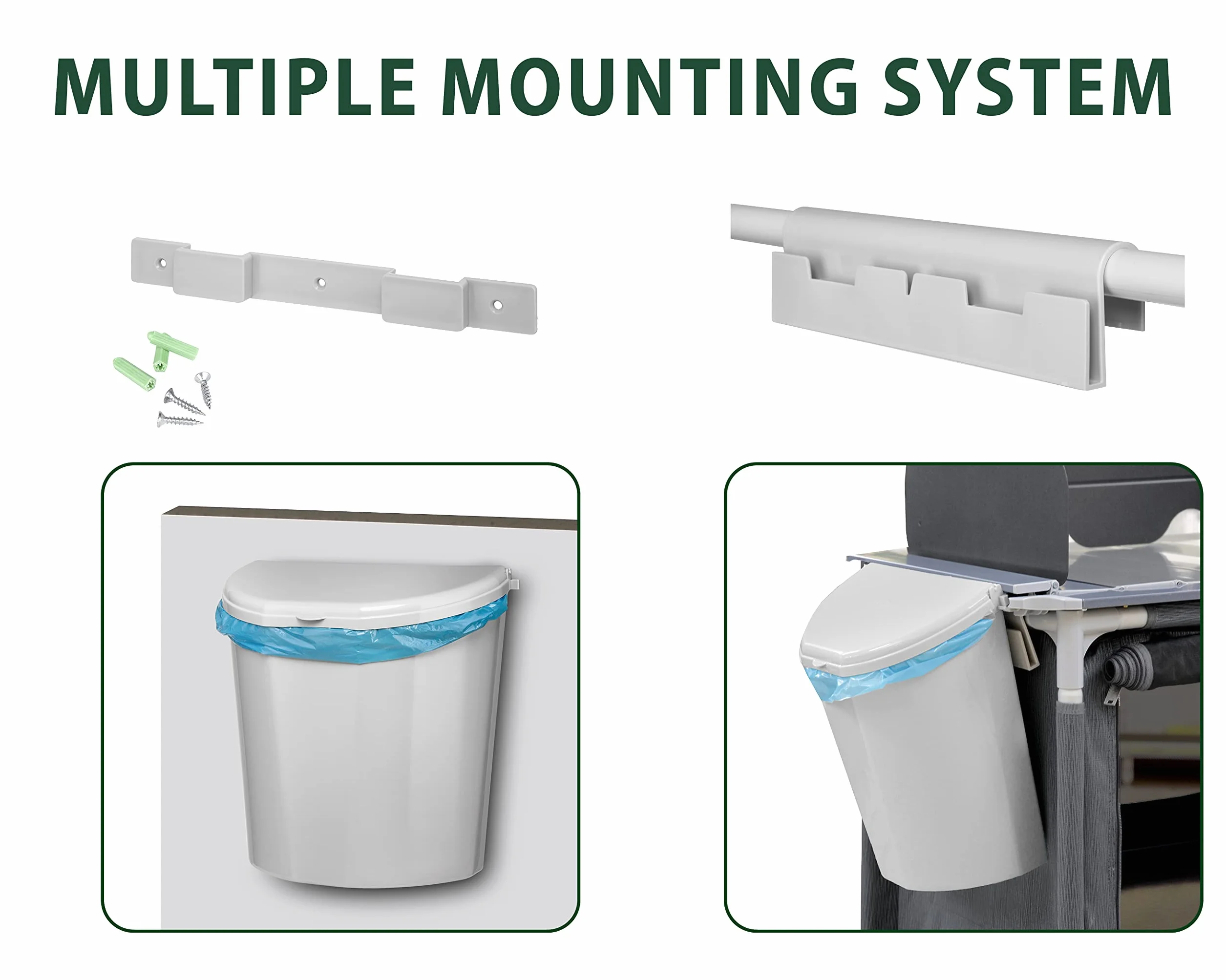 BRUNNER Pillar XL - Cubo de basura para caravana o camping
