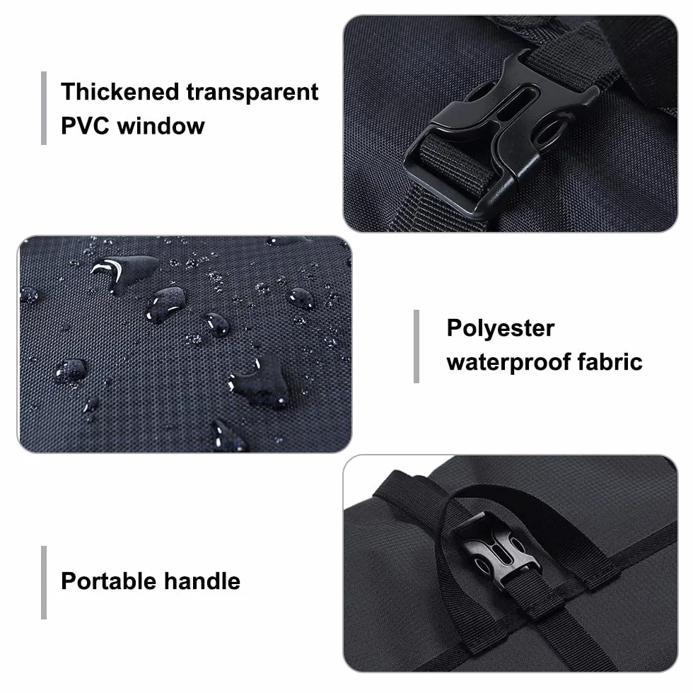 MiOYOOW Bolsa de almacenamiento para escalada,Mosquetón impermeable plegable resistente al agua bolsa de cuerda de escalada para escalada montañismo