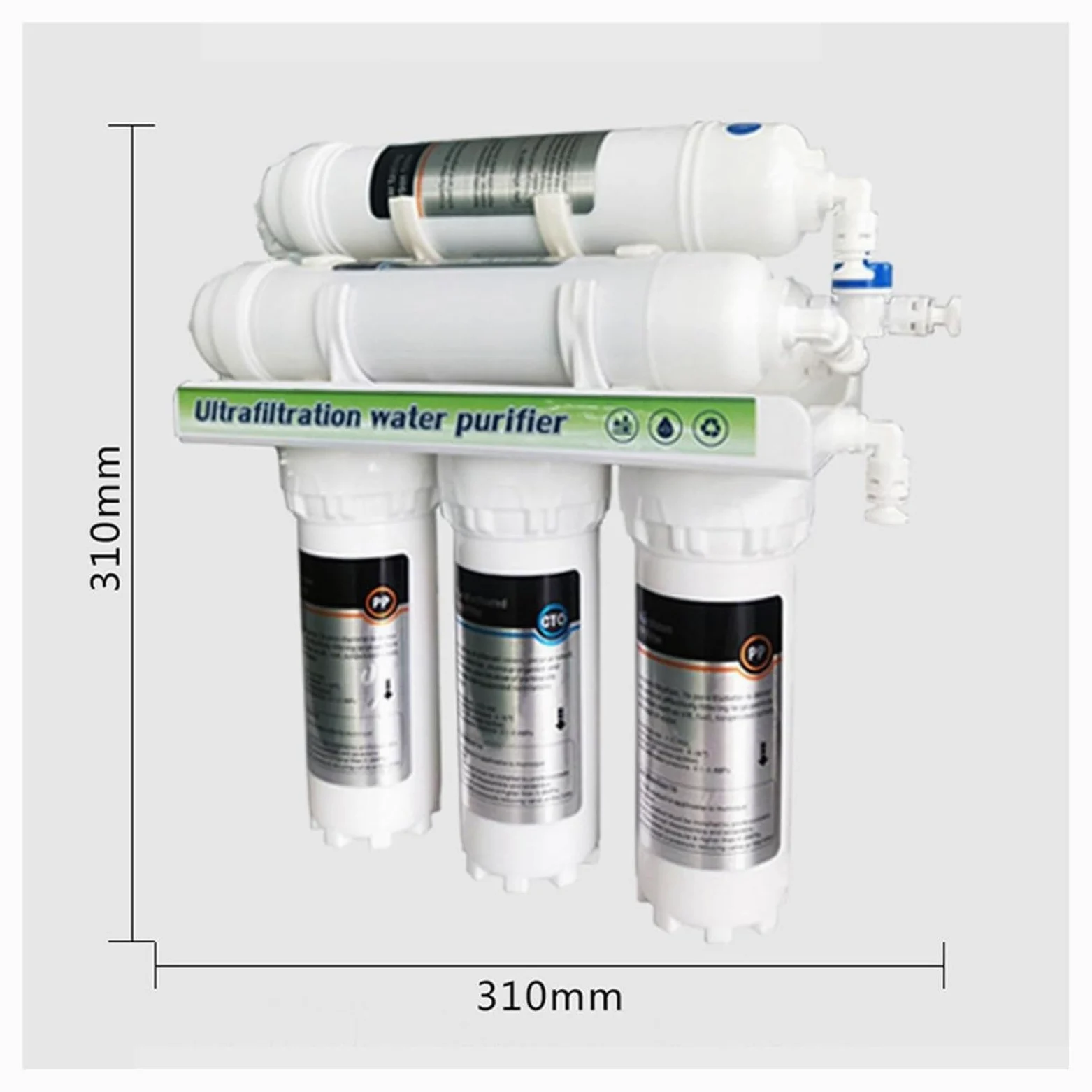 Sistema de filtrado de agua De filtración de agua por ultrafiltración de 6 etapas, purificador de grifo de cocina for el hogar, filtración de agua potable, ultrafiltración doméstica