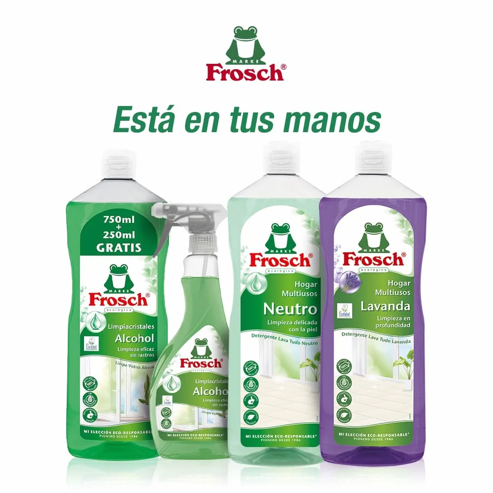 Frosch Limpia Cristales Ecológico Alcohol 500 ml