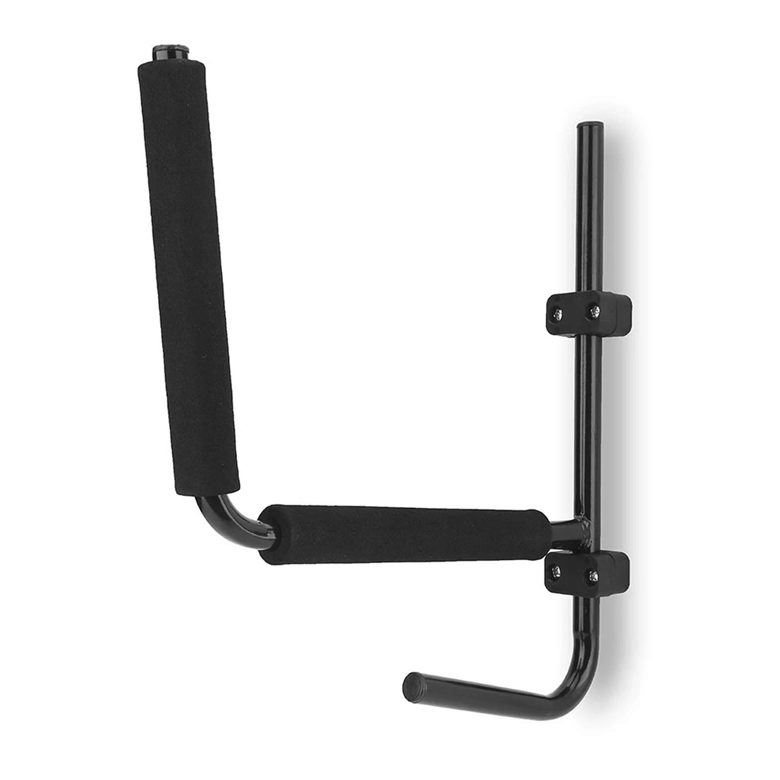 Soporte de Pared para Kayak y Canoa, 2 Piezas, Negro, Capacidad de Carga 70 kg