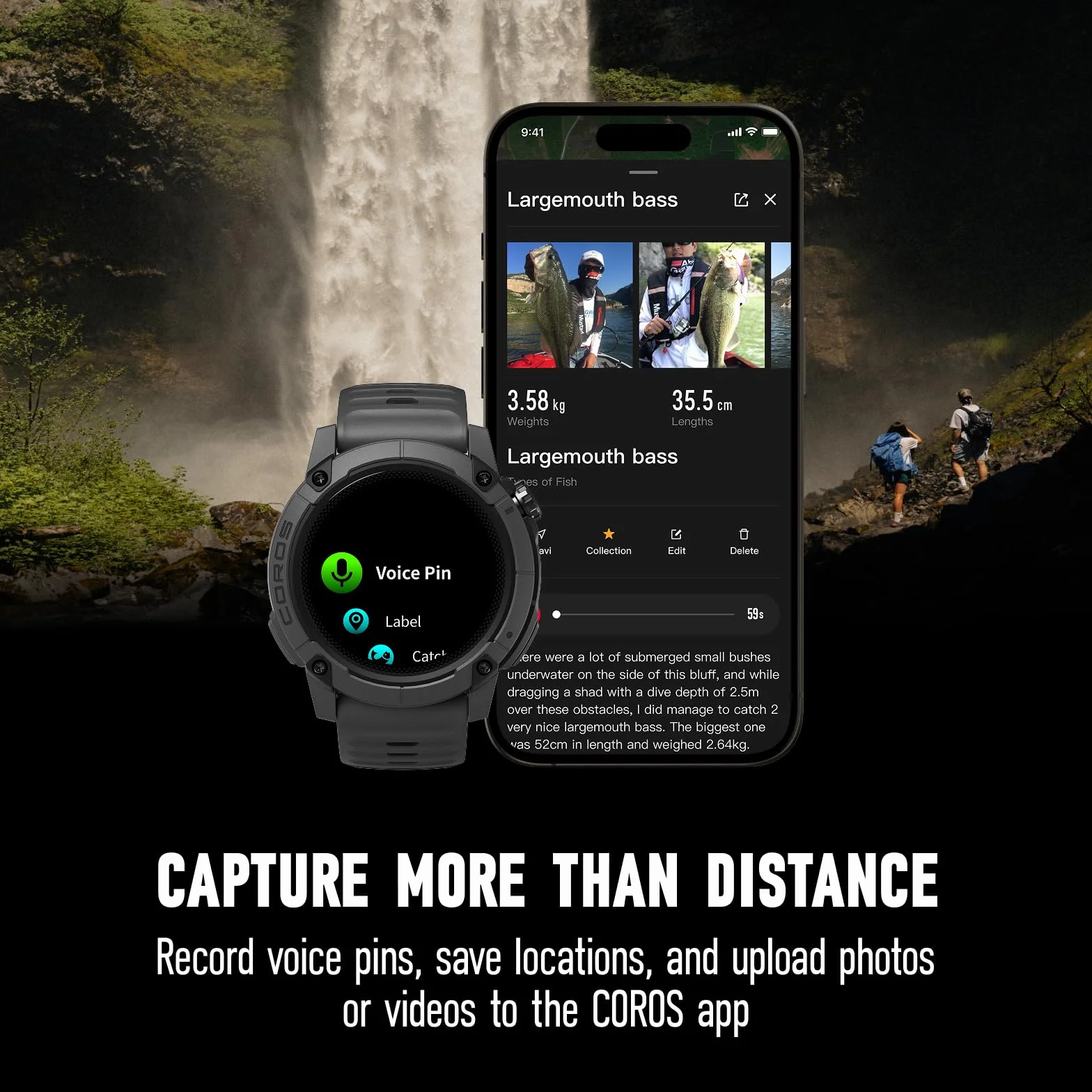 COROS Nomad Reloj Deportivo GPS Resistente Ligero 22 Días Batería Mapas Precargados Navegación Paso a Paso Ceniza