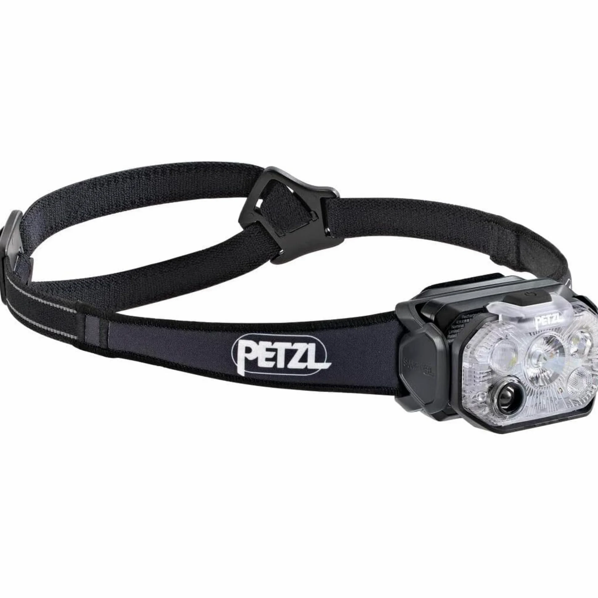 Petzl Swift RL Classic - Linterna frontal - Negro | Linterna frontal ligera y recargable de 1200 lúmenes