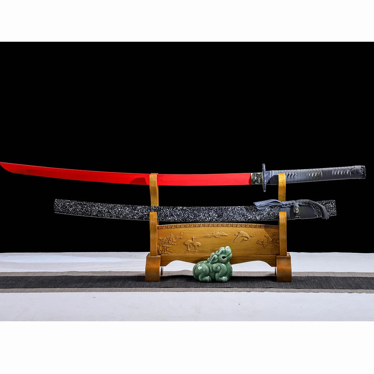 Espadas samurái japonesas de madera 102 cm bokken katana de entrenamiento kendo cosplay regalo