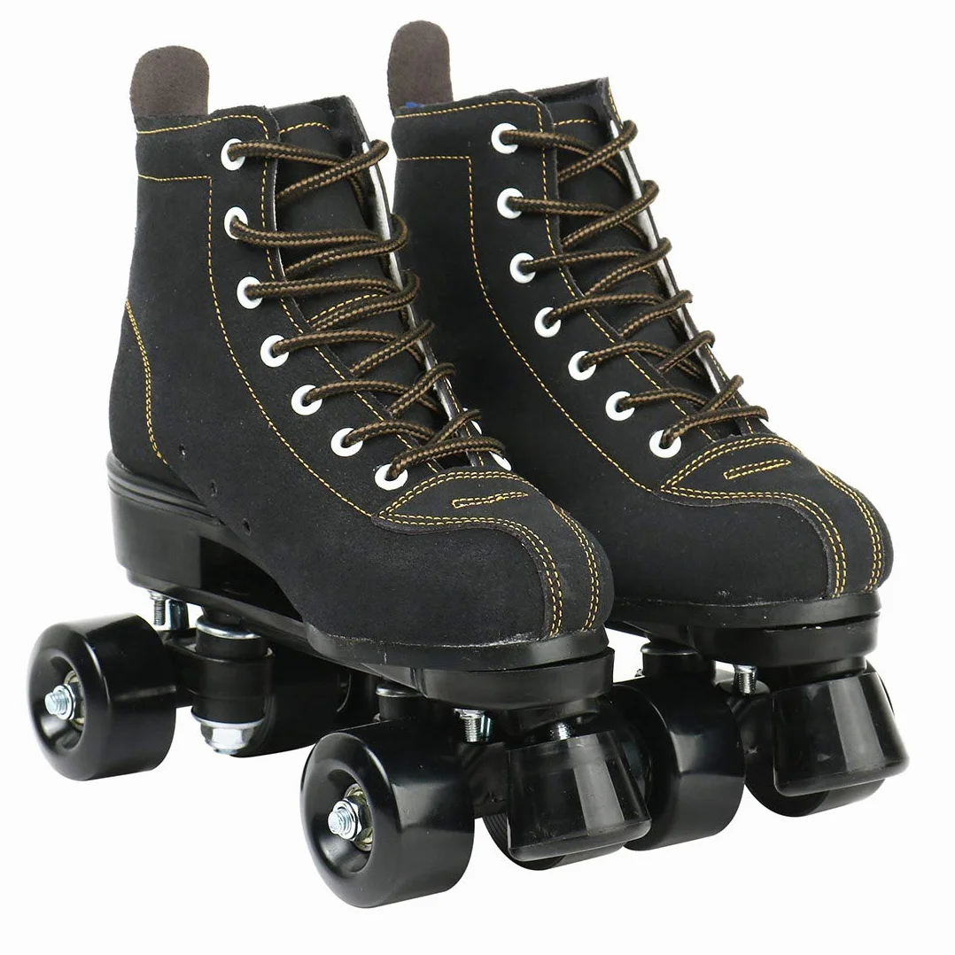Patines de doble fila ajustables cuatro ruedas exteriores talla 4.5-10.5